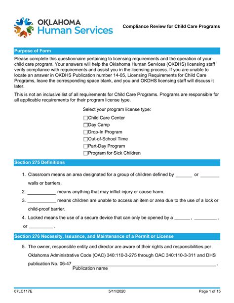 Child Care Compliance and Complaints.